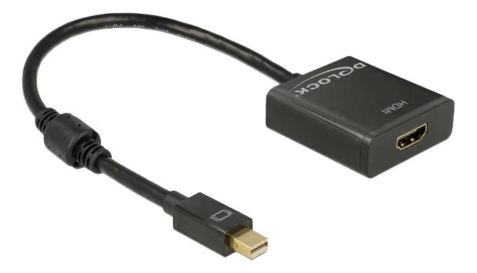 DeLOCK Adapter mini DisplayPort 1.2 male > HDMI female 4K Active in the group COMPUTERS & PERIPHERALS / Computer cables / DisplayPort / Adapters at TP E-commerce Nordic AB (C70601)