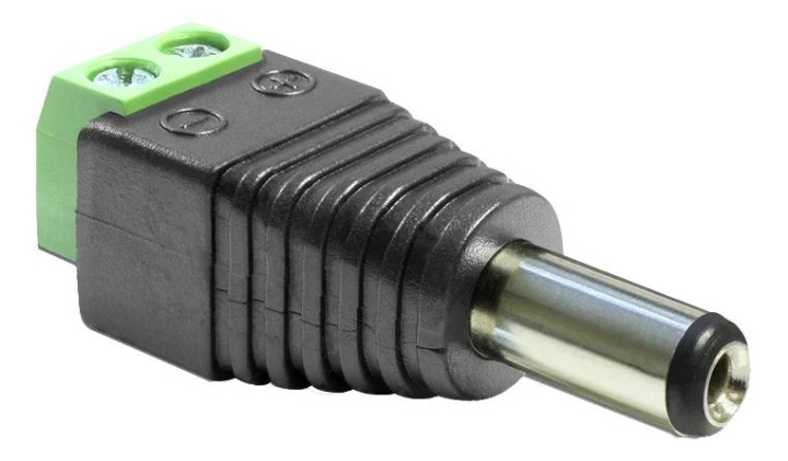 DeLOCK Adapter DC 5.5 x 2.5 mm male > Terminal Block 2 pin in the group HOME, HOUSEHOLD & GARDEN / Electricity & Lighting / electrical installation / Accessories at TP E-commerce Nordic AB (C70630)