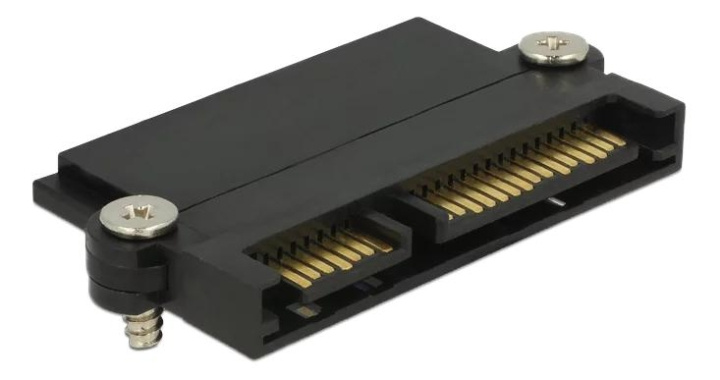 DeLOCK Connector SATA with NSS function and plastic clip in the group COMPUTERS & PERIPHERALS / Computer cables / Internal / SATA at TP E-commerce Nordic AB (C70636)