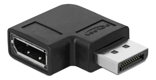 DeLOCK DisplayPort 1.4 Adapter ma to fe 90° right angled 8K 60Hz in the group COMPUTERS & PERIPHERALS / Computer cables / DisplayPort / Adapters at TP E-commerce Nordic AB (C70650)