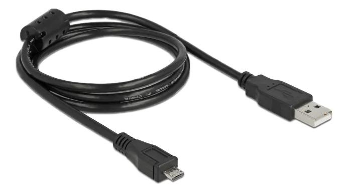 DeLOCK Cable USB2.0 -A male to USB- micro B male 1m in the group COMPUTERS & PERIPHERALS / Computer cables / USB / USB-A / Cables at TP E-commerce Nordic AB (C70664)