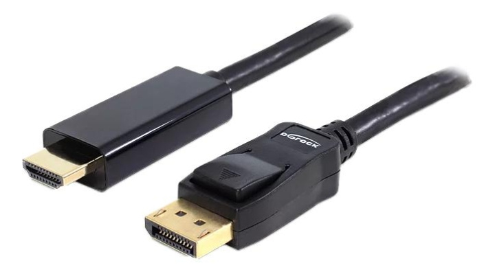 DeLOCK Display Port 1.1 Cable Male to High Speed HDMI-A Male, black in the group COMPUTERS & PERIPHERALS / Computer cables / DisplayPort / Cables at TP E-commerce Nordic AB (C70667)