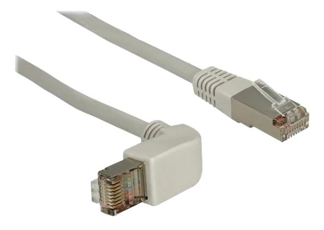 DeLOCK Network cable RJ45 Cat.5e SF/UTP upwards angled/straight 1 m in the group COMPUTERS & PERIPHERALS / Computer cables / Network cables / Cat5e at TP E-commerce Nordic AB (C70681)