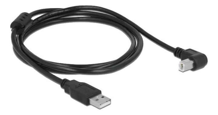 DeLOCK Cable USB 2.0 Type-A male > USB 2.0 Type-B male angled 1.5 m in the group COMPUTERS & PERIPHERALS / Computer cables / USB / USB-A / Cables at TP E-commerce Nordic AB (C70694)