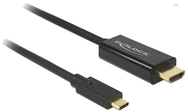 DeLOCK Cable USB Type-C male to HDMI male (DP Alt Mode) 4K 30 Hz 2m in the group HOME ELECTRONICS / Cables & Adapters / HDMI / Cables at TP E-commerce Nordic AB (C70702)