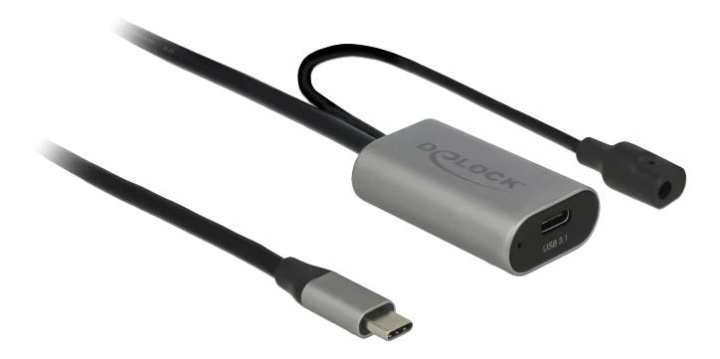 DeLOCK Active USB 3.1 Gen 1 extension cable USB Type-C™ 5 m in the group COMPUTERS & PERIPHERALS / Computer cables / USB / USB-C at TP E-commerce Nordic AB (C70705)