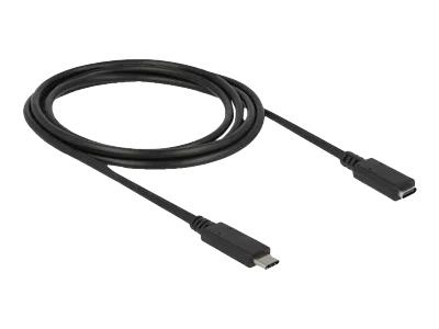 DeLOCK Extension cable SuperSpeed USB 3.1 Gen 1 USB type-C 2.0m in the group COMPUTERS & PERIPHERALS / Computer cables / USB / USB-C at TP E-commerce Nordic AB (C70710)