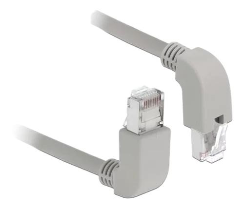 DeLOCK Network cable RJ45 Cat.5e SF / UTP angled 2m in the group COMPUTERS & PERIPHERALS / Computer cables / Network cables / Cat5e at TP E-commerce Nordic AB (C70714)