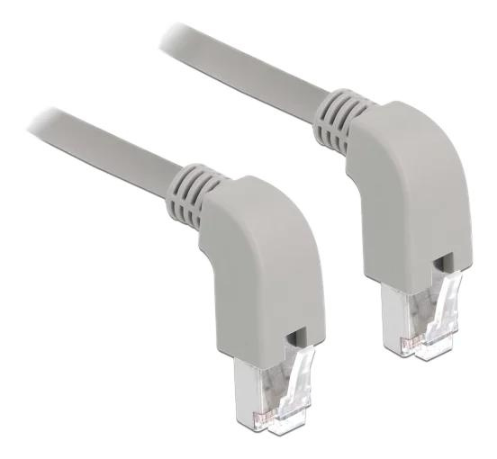 DeLOCK Network cable RJ45 Cat.5e SF UTP down angle down angle 0.5m in the group COMPUTERS & PERIPHERALS / Computer cables / Network cables / Cat5e at TP E-commerce Nordic AB (C70716)