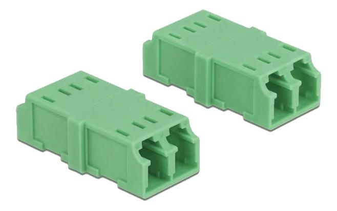 DeLOCK Optical Fiber Coupler LC Duplex female to LC Duplex female in the group COMPUTERS & PERIPHERALS / Network / Media Converters at TP E-commerce Nordic AB (C70729)