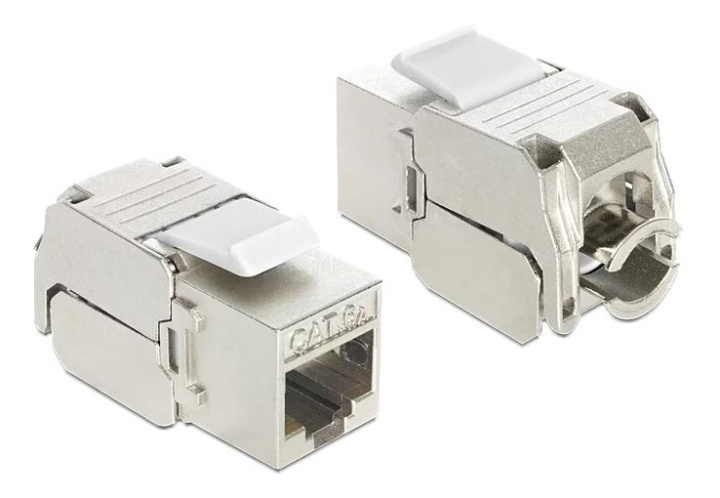 DeLOCK Keystone Module RJ45 jack > LSA Cat.6A STP in the group COMPUTERS & PERIPHERALS / Computer cables / Network cables / Adapters & Conductor joints at TP E-commerce Nordic AB (C70738)