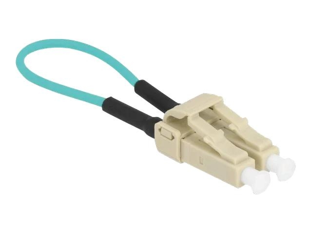 DeLOCK Optical Fiber loopback Adapter LC / OM3 Multi-mode, beige in the group COMPUTERS & PERIPHERALS / Network / Media Converters at TP E-commerce Nordic AB (C70773)