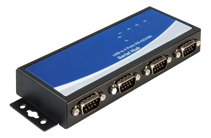 DeLOCK USB 2.0 adapter for 4 x Serial ports RS-422/485, black in the group COMPUTERS & PERIPHERALS / Computer cables / Other computer cables at TP E-commerce Nordic AB (C70778)