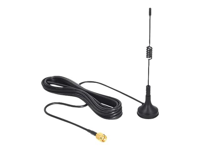 DeLOCK ISM 433 MHz Antenna SMA 3 dBi omnidirectional fixed magn in the group COMPUTERS & PERIPHERALS / Network / Network cards / USB at TP E-commerce Nordic AB (C70785)