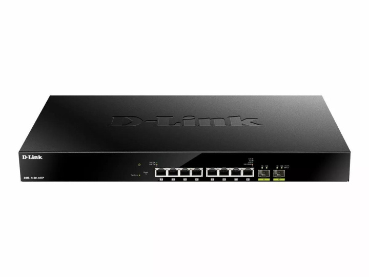 D-Link Switch, 8x 100/1000/2.5G (PoE+) + 2x 10 Gigabit SFP+, PoE+ in the group COMPUTERS & PERIPHERALS / Network / Switches at TP E-commerce Nordic AB (C70815)