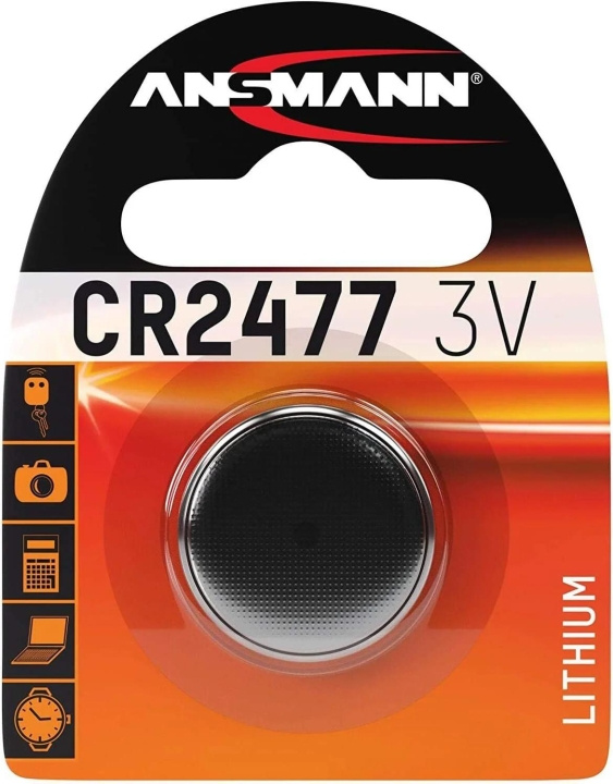 Ansmann Lithium Coin cell CR2477 / 3 V in the group HOME ELECTRONICS / Batteries & Chargers / Batteries / Button cell at TP E-commerce Nordic AB (C70823)