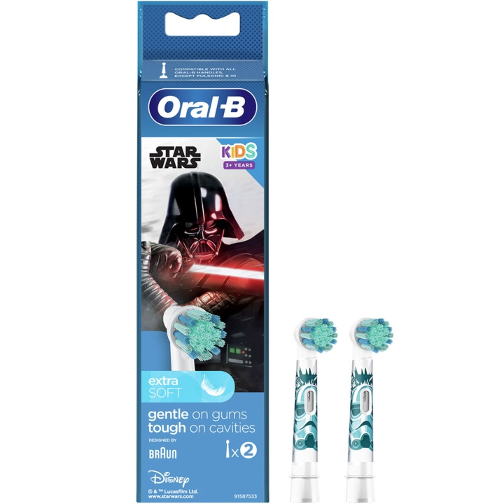 Oral B Borsthuvud Star Wars 2st in the group BEAUTY & HEALTH / Oral care / Accessories for electric toothbrushes at TP E-commerce Nordic AB (C70861)