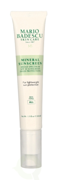 Mario Badescu Mineral Sunscreen SPF30 42 ml in the group BEAUTY & HEALTH / Skin care / Tanning / Sunscreen at TP E-commerce Nordic AB (C70910)