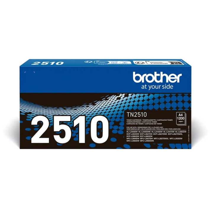 Brother Toner TN2510 TN-2510 Black in the group COMPUTERS & PERIPHERALS / Printers & Accessories / Ink & Toner / Toner / Brother at TP E-commerce Nordic AB (C71091)