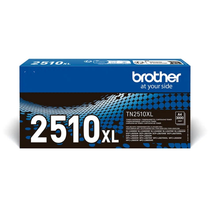 Brother Toner TN2510XL TN-2510 XL Black in the group COMPUTERS & PERIPHERALS / Printers & Accessories / Ink & Toner / Toner / Brother at TP E-commerce Nordic AB (C71092)