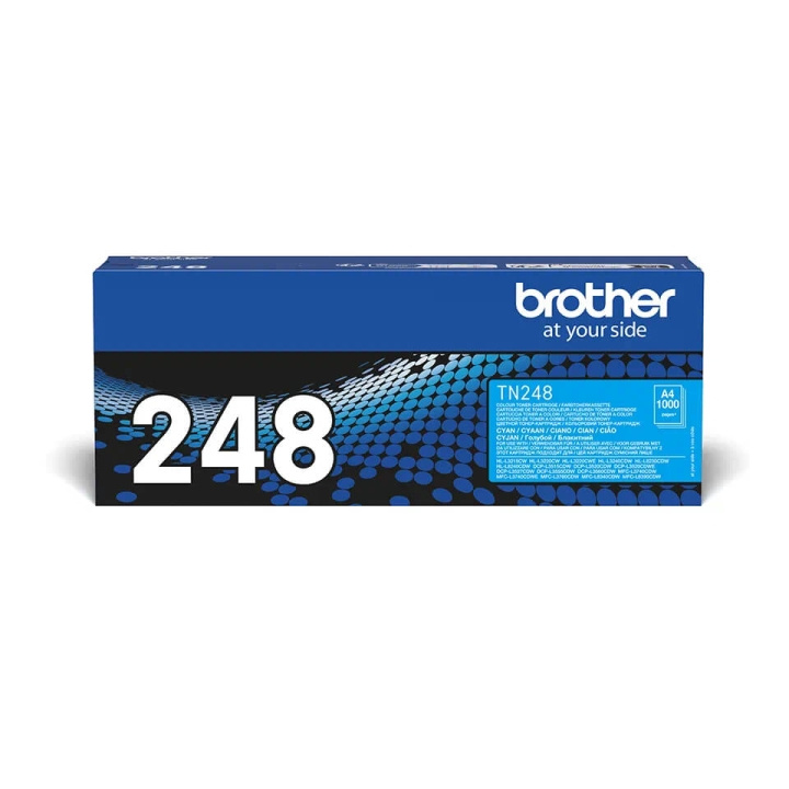 Brother Toner TN248C TN-248 Cyan in the group COMPUTERS & PERIPHERALS / Printers & Accessories / Ink & Toner / Toner / Brother at TP E-commerce Nordic AB (C71094)