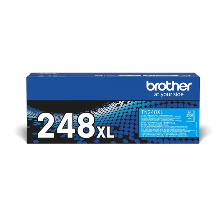 Brother Toner TN248XLC TN-248 XL Cyan in the group COMPUTERS & PERIPHERALS / Printers & Accessories / Ink & Toner / Toner / Brother at TP E-commerce Nordic AB (C71098)