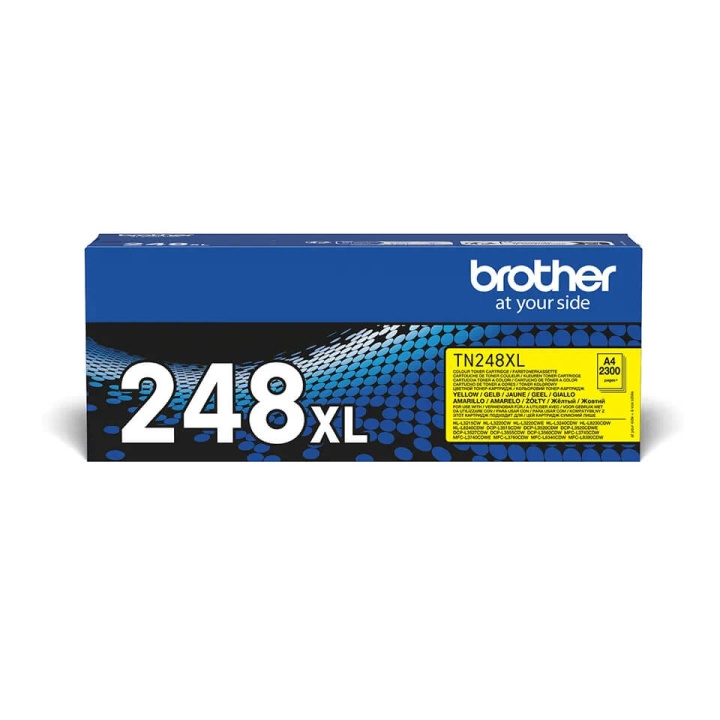 Brother Toner TN248XLY TN-248 XL Yellow in the group COMPUTERS & PERIPHERALS / Printers & Accessories / Ink & Toner / Toner / Brother at TP E-commerce Nordic AB (C71100)