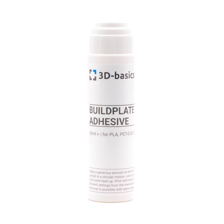 3D-basics Buildplate Adhesive Anti-Warping Solution 50ml in the group COMPUTERS & PERIPHERALS / Printers & Accessories / Printers / 3D printers & Accessories / Tillbehör at TP E-commerce Nordic AB (C71146)