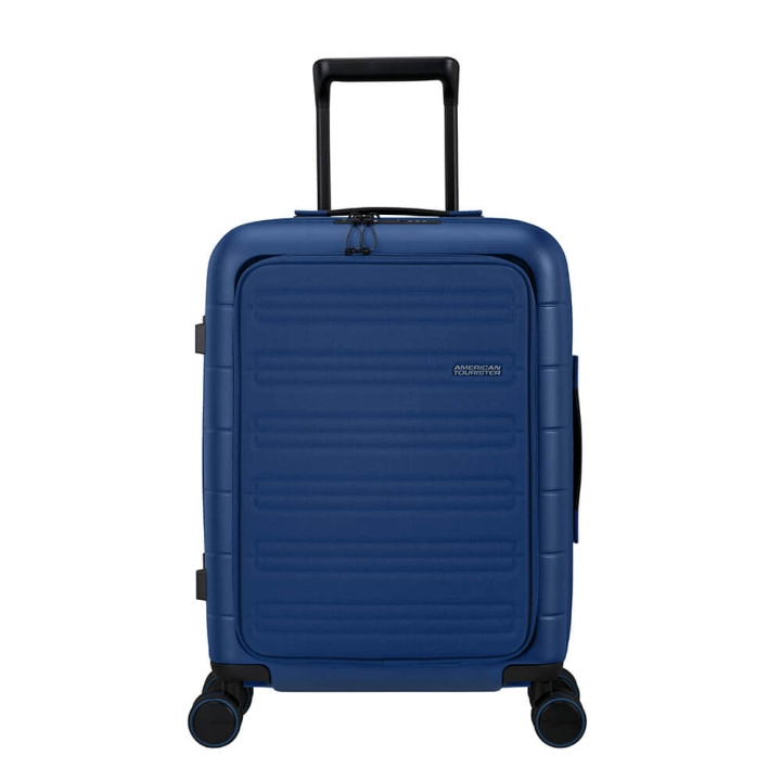 American Tourister Novastream Spinner 55/20 Front Pocket Navy Blue in the group Sport, leisure & Hobby / Travel accessories / Suitcases at TP E-commerce Nordic AB (C71159)