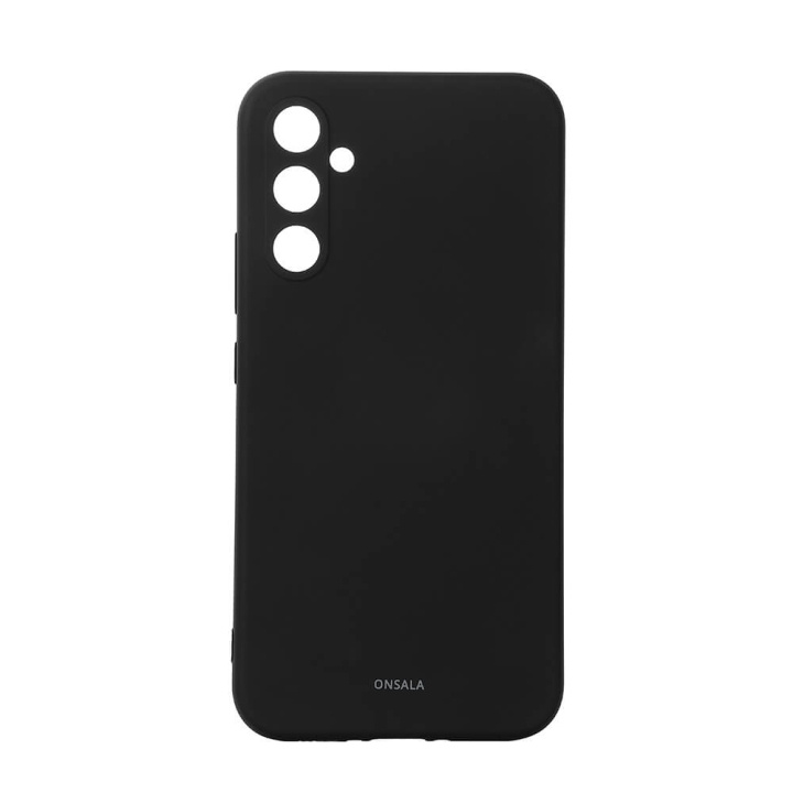 Onsala Phone Case with Silicone Feel Black - Samsung A35 5G in the group SMARTPHONE & TABLETS / Phone cases / Samsung at TP E-commerce Nordic AB (C71194)