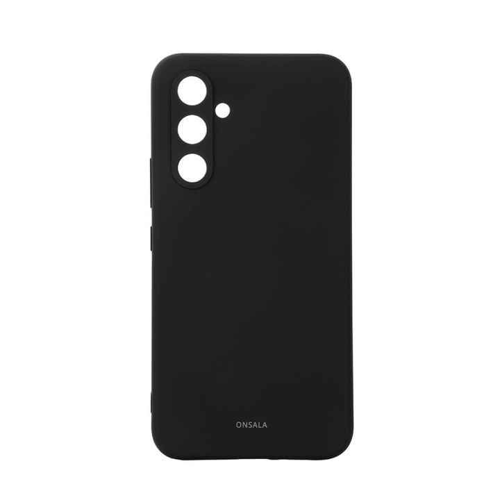 Onsala Phone Case with Silicone Feel Black - Samsung A55 5 in the group SMARTPHONE & TABLETS / Phone cases / Samsung at TP E-commerce Nordic AB (C71195)