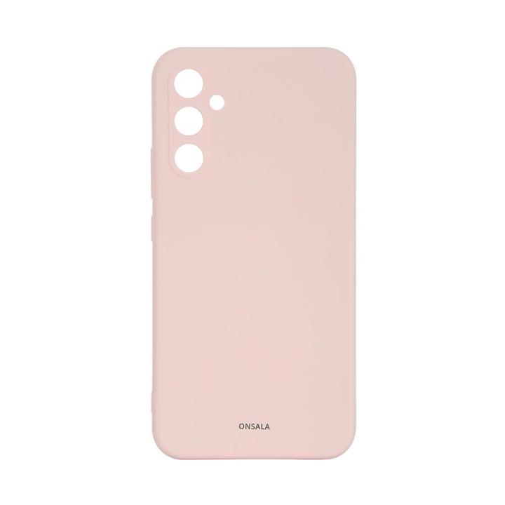 Onsala Phone Case with Silicone Feel Chalk Pink - Samsung A35 5G in the group SMARTPHONE & TABLETS / Phone cases / Samsung at TP E-commerce Nordic AB (C71196)