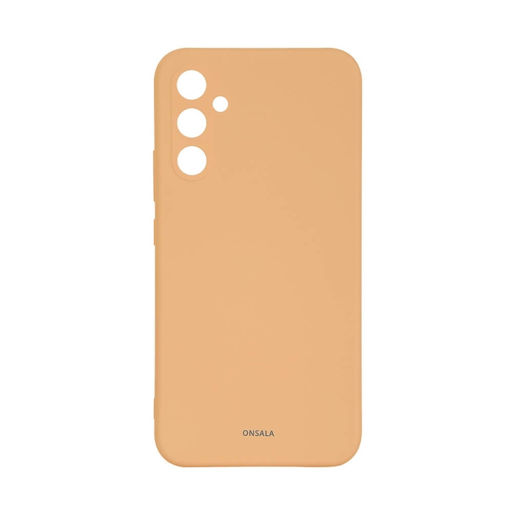 Onsala Phone Case with Silicone Feel Apricot - Samsung A35 5G in the group SMARTPHONE & TABLETS / Phone cases / Samsung at TP E-commerce Nordic AB (C71200)