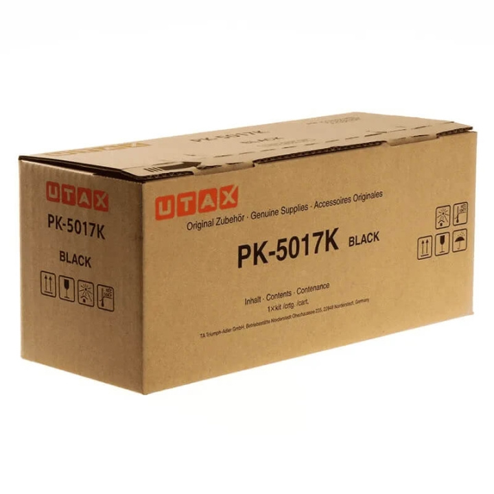 UTAX Toner 1T02TV0UT0 PK-5017K Black in the group COMPUTERS & PERIPHERALS / Printers & Accessories / Ink & Toner / Toner / Others at TP E-commerce Nordic AB (C71316)