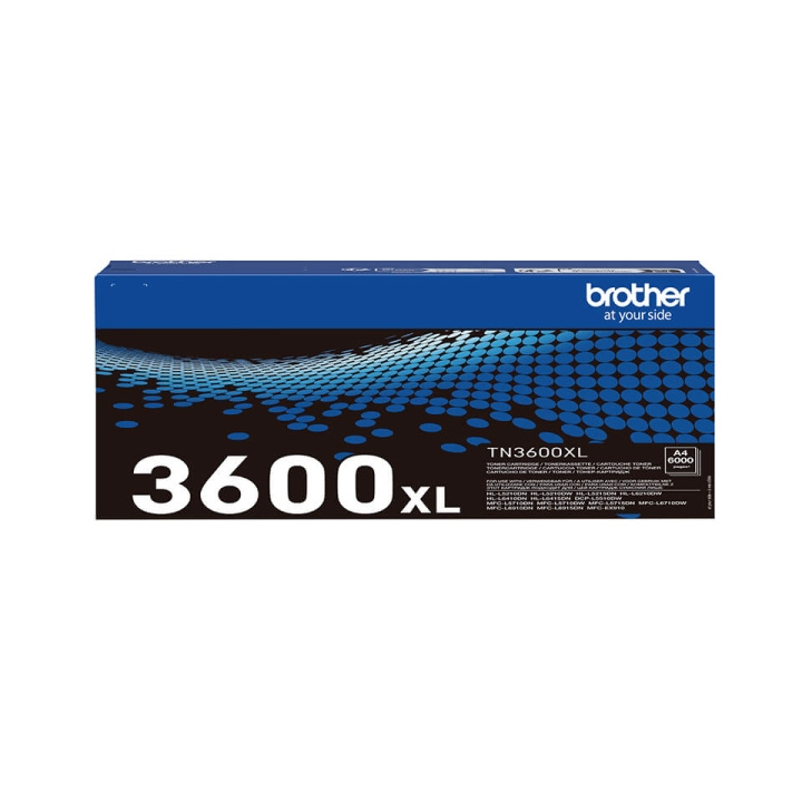 Brother Toner TN3600XL TN-3600 XL Black in the group COMPUTERS & PERIPHERALS / Printers & Accessories / Ink & Toner / Toner / Brother at TP E-commerce Nordic AB (C71328)