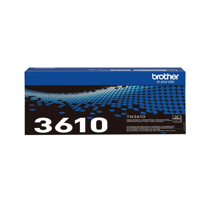 Brother Toner TN3610 TN-3610 Black in the group COMPUTERS & PERIPHERALS / Printers & Accessories / Ink & Toner / Toner / Brother at TP E-commerce Nordic AB (C71330)