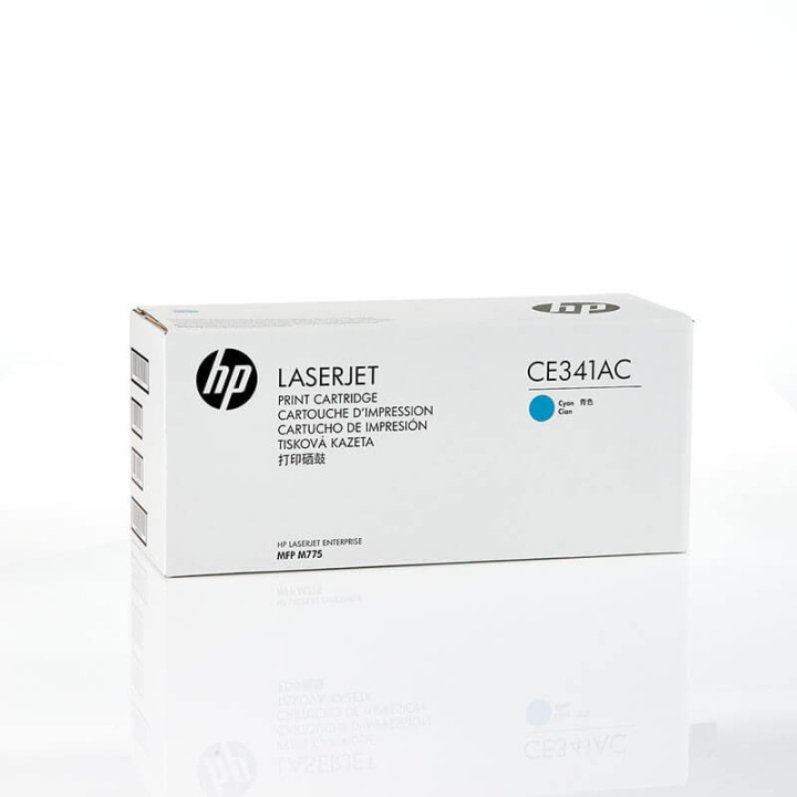 HP Toner CE341AC 651A Cyan, Contract in the group COMPUTERS & PERIPHERALS / Printers & Accessories / Ink & Toner / Toner / HP at TP E-commerce Nordic AB (C71332)