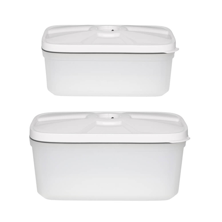 MAKU Vacuum Food Container 2pcs in the group HOME, HOUSEHOLD & GARDEN / Kitchen utensils / Vacuum sealers & Accessories at TP E-commerce Nordic AB (C71339)