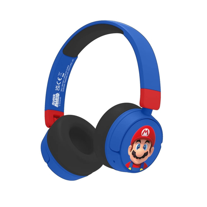 Super Mario Headphone On-Ear Wireless 85dB/95dB in the group HOME ELECTRONICS / Audio & Picture / Headphones & Accessories / Headphones at TP E-commerce Nordic AB (C71381)