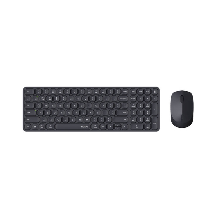 Rapoo Keyboard/Mice Set 9310M Wireless Multi-Mode Black in the group COMPUTERS & PERIPHERALS / Mice & Keyboards / Keyboards / Combo packs at TP E-commerce Nordic AB (C71402)