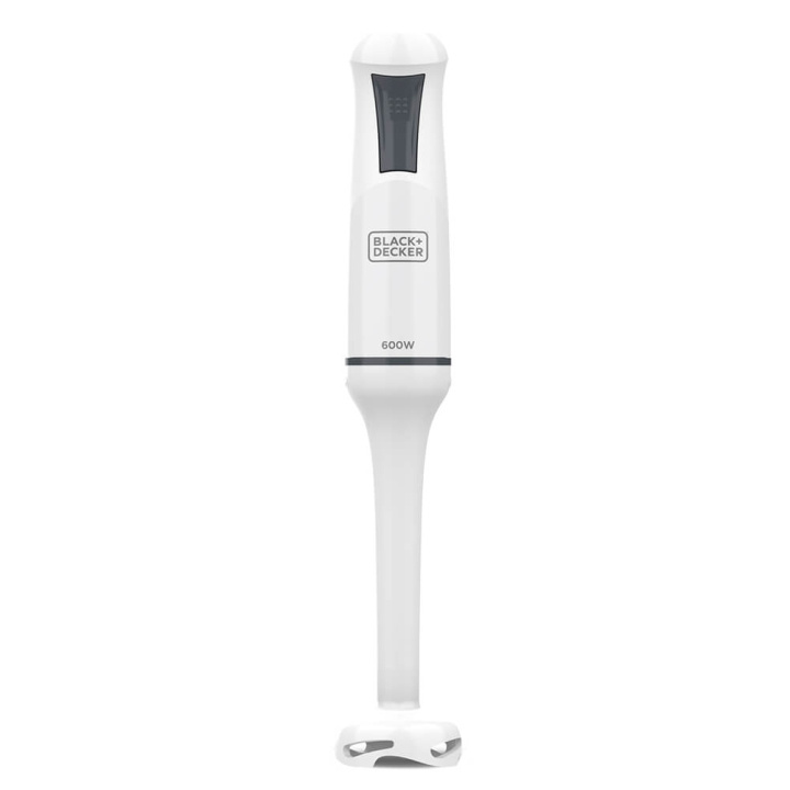 BLACK+DECKER Hand Blender White 600W in the group HOME, HOUSEHOLD & GARDEN / Household appliances / Food processor & Kitchen appliances / Hand blenders at TP E-commerce Nordic AB (C71413)