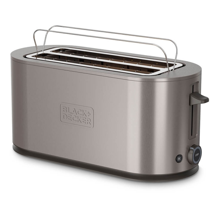 BLACK+DECKER Toaster 2 Long Slot Stainless Steel in the group HOME, HOUSEHOLD & GARDEN / Household appliances / Toasters & Bread grills / Toasters at TP E-commerce Nordic AB (C71418)