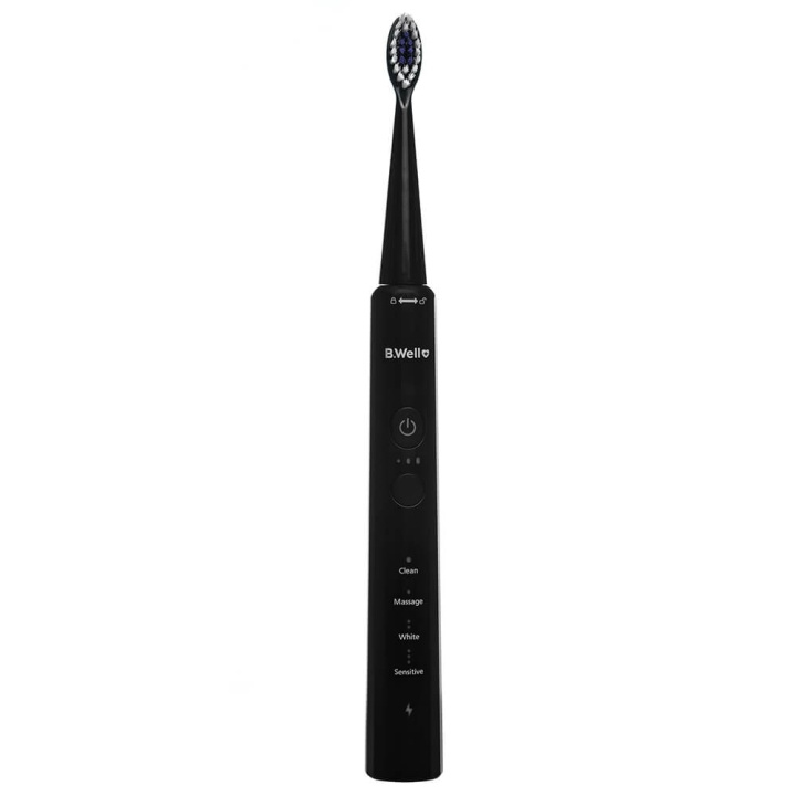 B.WELL Electric Toothbrush Sonic MED-870 Black in the group BEAUTY & HEALTH / Oral care / Electric toothbrushes at TP E-commerce Nordic AB (C71438)