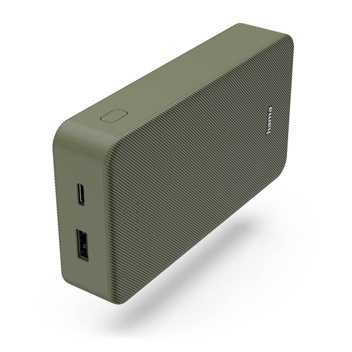 Hama Powerbank Colour 20 20000mAh USB-C+USB-A Green in the group SMARTPHONE & TABLETS / Chargers & Cables / Powerbanks at TP E-commerce Nordic AB (C71535)