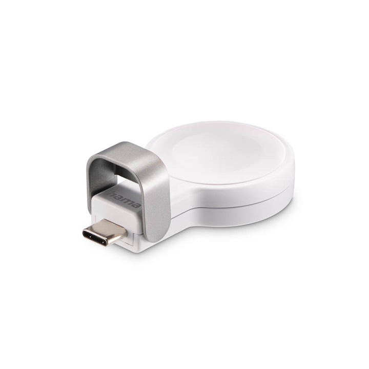 Hama Charger Wireless for Apple Watch USB-C White in the group SMARTPHONE & TABLETS / Chargers & Cables / Wireless Qi chargers at TP E-commerce Nordic AB (C71549)