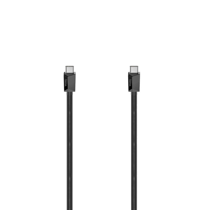 Hama Cable USB-C USB 3.2 Gen2 10 Gbit/s 100W 2.0m Black in the group COMPUTERS & PERIPHERALS / Computer cables / USB / USB-C at TP E-commerce Nordic AB (C71590)