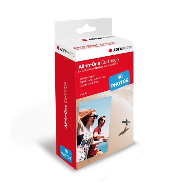 Agfa Paper Cartridges For a Total of 30 Photo Prints in the group HOME ELECTRONICS / Photo & Video / Photo equipment / Other at TP E-commerce Nordic AB (C71672)