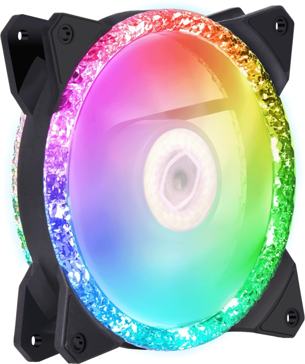 Cooler Master MasterFan MF120 Prismatic 3 in 1 PWM fan kit, 120 mm, black, 3-pack in the group COMPUTERS & PERIPHERALS / Computer components / Cooling / Chassis fans at TP E-commerce Nordic AB (C71694)