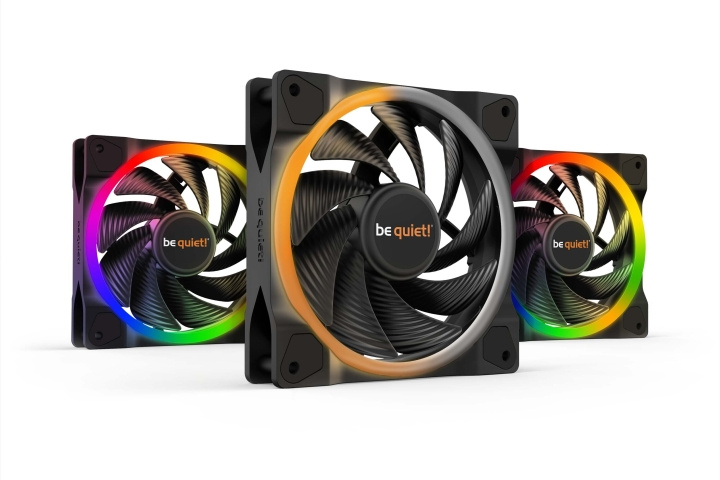 Be Quiet! Light Wings PWM high-speed fan pack, 120 mm, 3-pack in the group COMPUTERS & PERIPHERALS / Computer components / Cooling / Chassis fans at TP E-commerce Nordic AB (C71742)