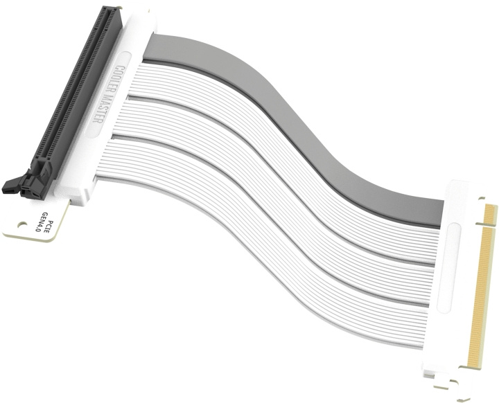 Cooler Master MasterAccessory Riser Cable, white, 200 mm in the group COMPUTERS & PERIPHERALS / Computer cables / Internal / Power cables & Adapters at TP E-commerce Nordic AB (C71812)